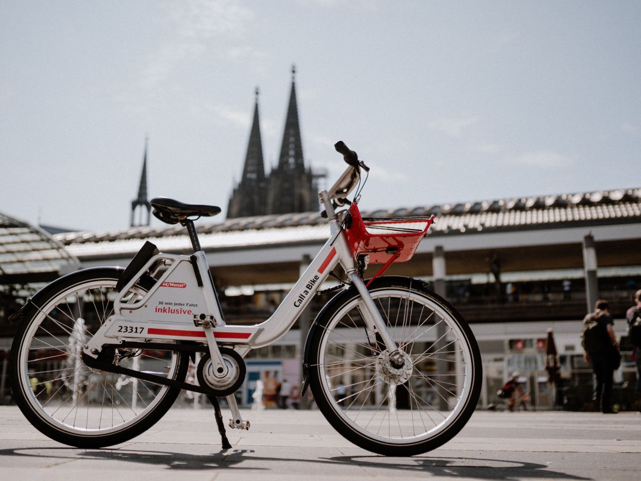 Call a Bike Fahrrad am Köln Hauptbahnhof